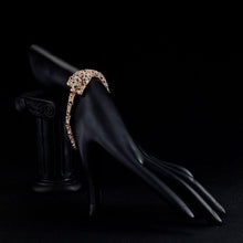 Load image into Gallery viewer, Tiger Bite Design Crystal Bracelet - KHAISTA Fashion Jewellery
