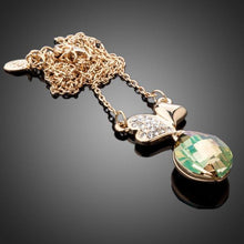 Load image into Gallery viewer, Two Leaf Clover Necklace KPN0111 - KHAISTA Fashion Jewellery

