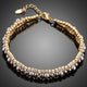 Two Row Micro CZ and Bead Bracelet