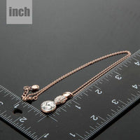 Pendant detail on KHAISTA unique crystal pendant necklace