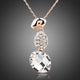 Unique Crystal Pendant Necklace