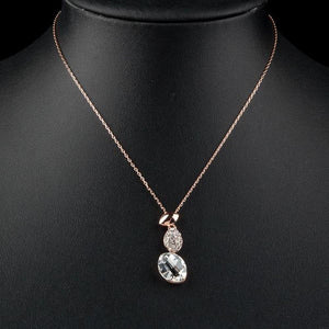 Unique Crystal Pendant Necklace - KHAISTA Fashion Jewellery