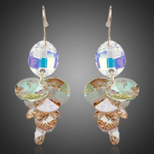 Load image into Gallery viewer, Unique Stellux Austrian Crystal Drop Earrings -KPE0083 - KHAISTA Fashion Jewellery
