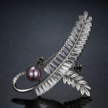 Load image into Gallery viewer, Vintage Leaf Branch Brooch - KHAISTA Fashion Jewellery
