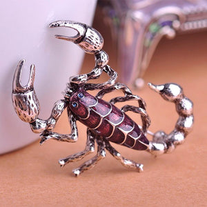 Vintage Scorpion Brooch - KHAISTA Fashion Jewellery