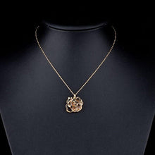 Load image into Gallery viewer, Water Drop Cubic Zircon Paved Necklace KPN0053 - KHAISTA Fashion Jewellery
