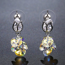 Load image into Gallery viewer, Water Drop Lotus Earrings -KPE0335 - KHAISTA Fashion Jewellery
