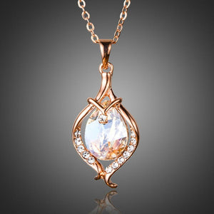 Water Drop Pendant Necklace KPN0173 - KHAISTA Fashion Jewellery