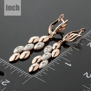 Wheat Design Drop Earrings - KHAISTA Fashion Jewellery