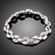 Wheat Design Figaro Chain Bracelet