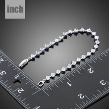 Load image into Gallery viewer, White Cubic Zirconia Cuff Bracelet - KHAISTA Fashion Jewellery
