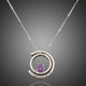 White Gold Crystal Chain Necklace