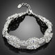 White Gold Cubic Zirconia Tennis Bracelet