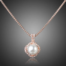 Load image into Gallery viewer, White Pearl Pendant Necklace - KHAISTA Fashion Jewellery
